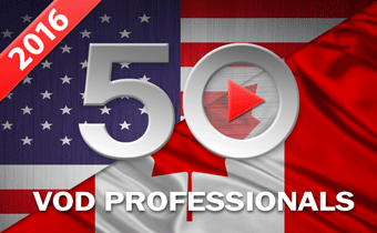 Top 50 VOD Professionals in North America for 2016