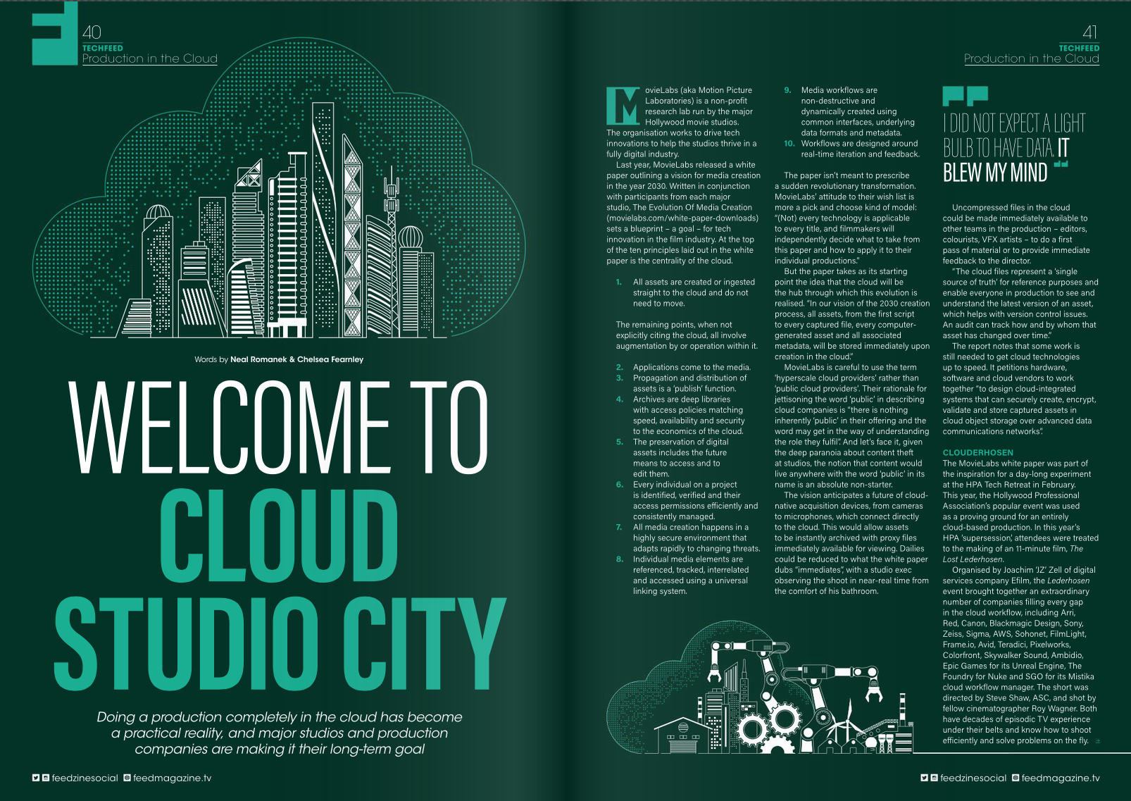 Welcome to Cloud Studio City – Feed Magazine Article