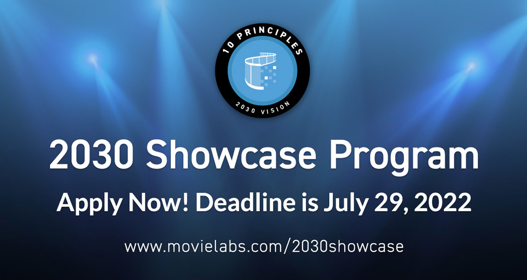 MovieLabs Launches 2030 Showcase Program to Help Advance Strategic Growth in the M&E Industry