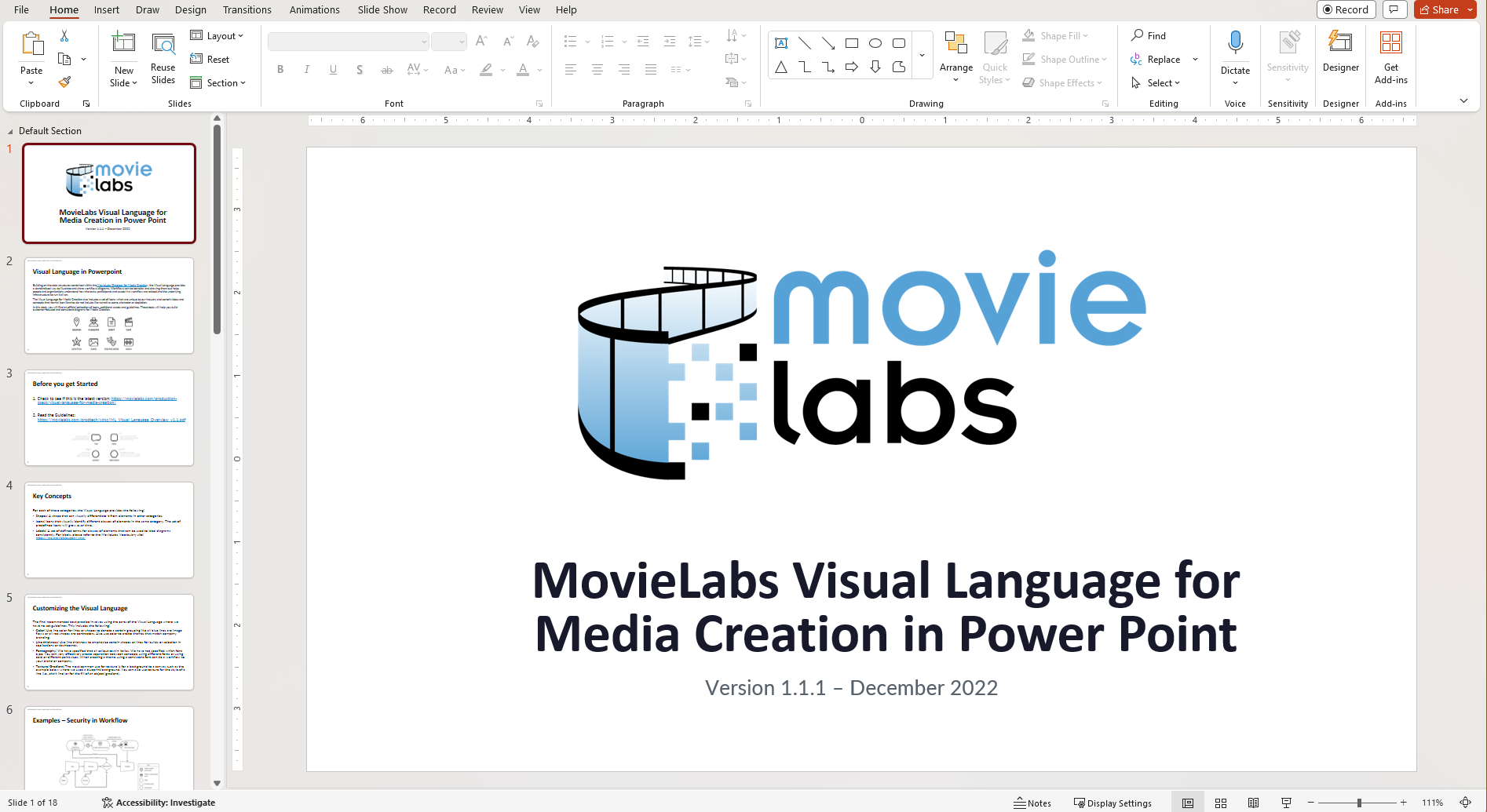 Microsoft PowerPoint and Visio Templates
